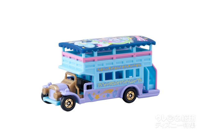 ディズニー･ビークル･コレクション オムニバス トミカ 1,200円｜高さ約4×幅約3×長さ約7.5cm｜東京ディズニーリゾート「ディズニー七夕デイズ」