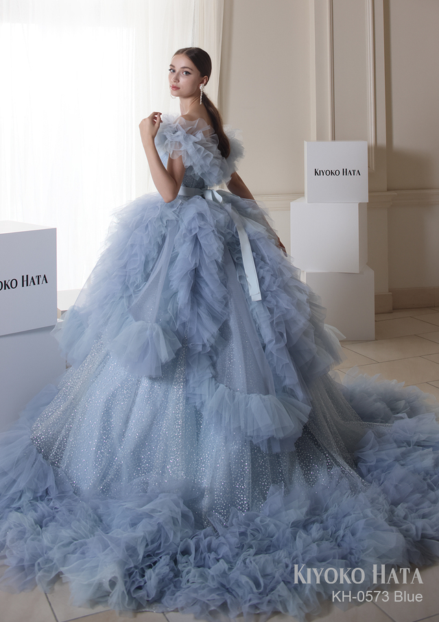 【KIYOKO HATA キヨコハタ】新作ウェディングドレス：KH-0573_Blue