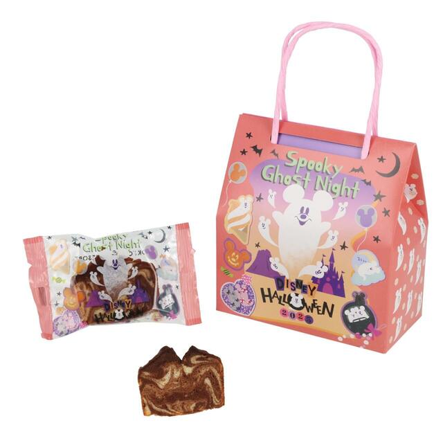 パウンドケーキ 1,200円｜東京ディズニーリゾート「ディズニー・ハロウィーン」スペシャルグッズ｜販売店舗：東京ディズニーランド「ワールドバザール・コンフェクショナリー」、東京ディズニーシー「ヴァレンティーナズ・スウィート」｜発売日：2025年9月16日（火）