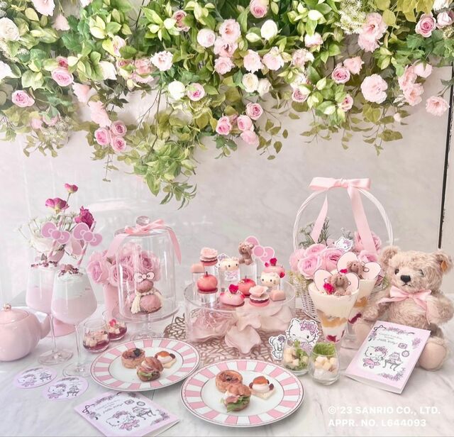 「アフタヌーンティーイメージ」＜5,800円〜＞【ハローキティ コラボアフタヌーンティー】