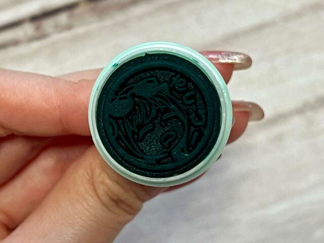 【Seria(セリア)】インクの色はグリーンです!