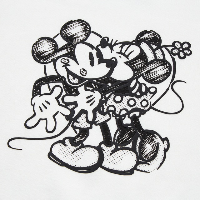 ジョシュア・ヴィーダスが描くモノクロのミッキーマウス「モノクローム ミッキーマウス アート by ジョシュア・ヴィーダス UT」