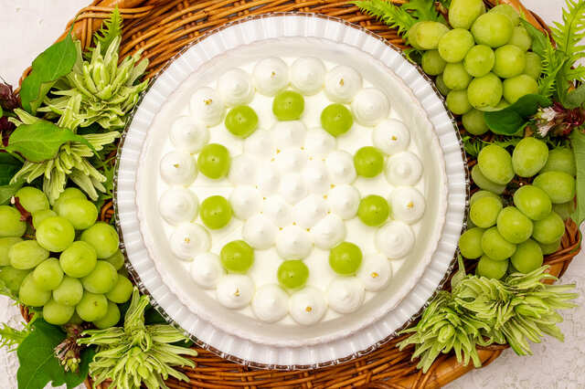 【キル フェ ボン】シャインマスカットのショートケーキタルト