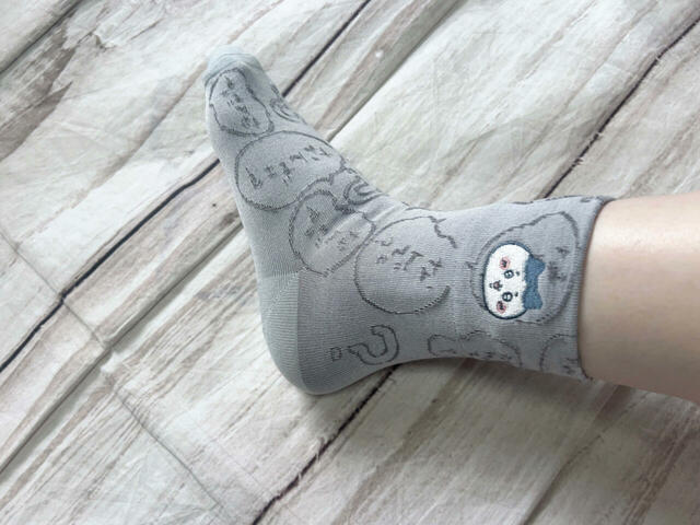 綿混素材で履き心地は抜群!