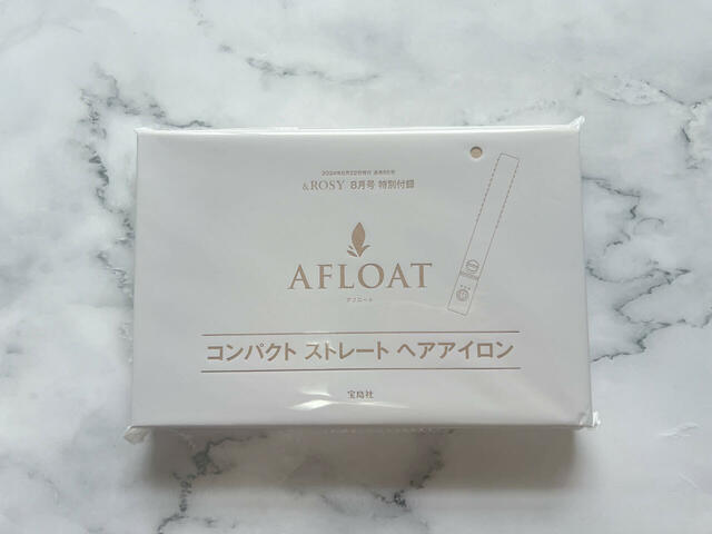 付録は、「人気ヘアサロンAFLOAT（アフロート）とコラボ！コンパクト ストレートヘアアイロン」です