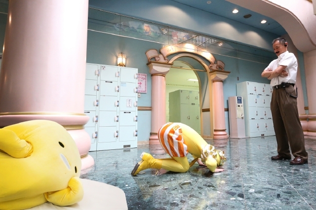 偉い人からピューロランド出入り禁止処分を 言い渡される「ぐでたま」と「ニセたまさん」