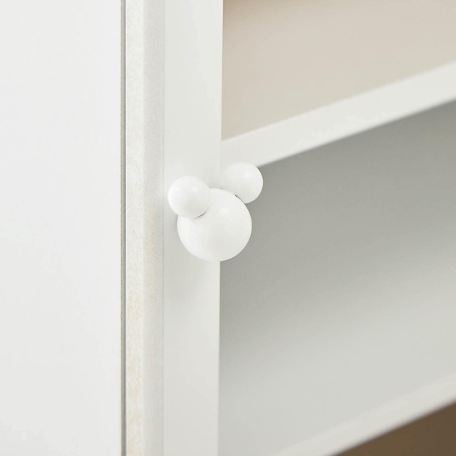 ベルメゾン｜マグカップ収納にも！　ショップ風コレクションキャビネット「ミッキーモチーフ」｜￥ 27,900 （税込）