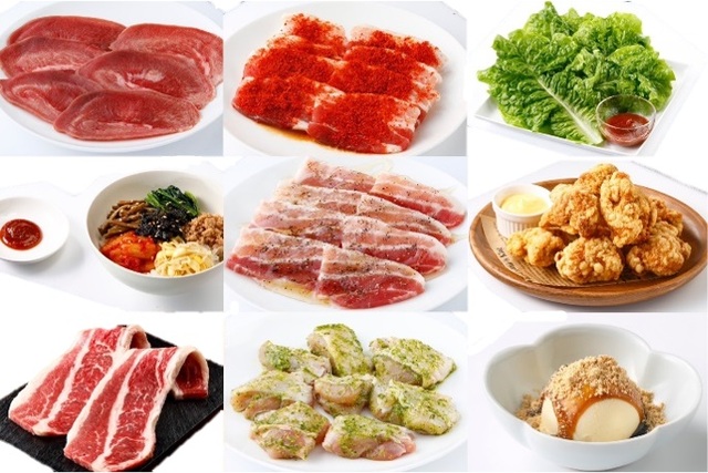 メニュー一例【牛角食べ放題専門店】