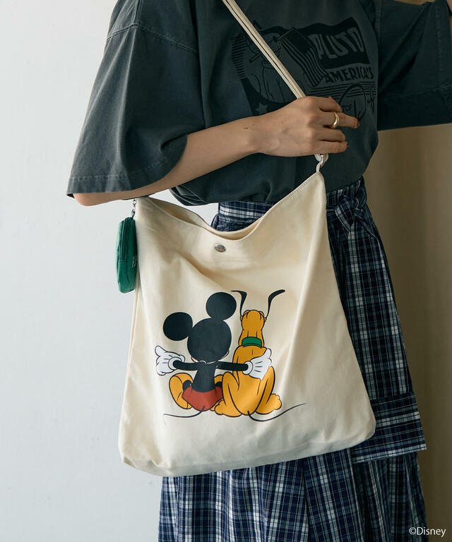 プリントトートバッグ 3,499円｜earth music&ecology ディズニーコレクション「プルート」