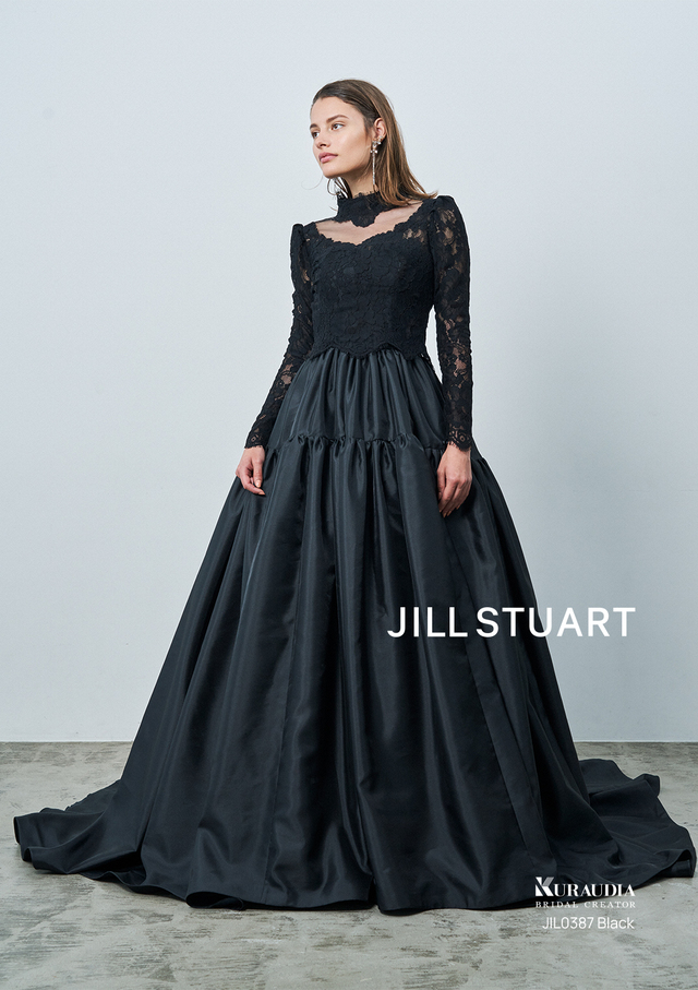 【JILL STUART（ジルスチュアート）新作ウェディングドレス】JIL0387-Black