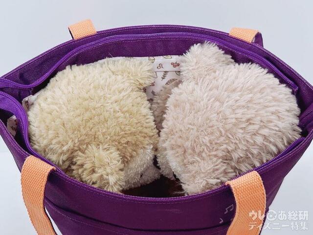 Sサイズのぬいぐるみが2体入ります