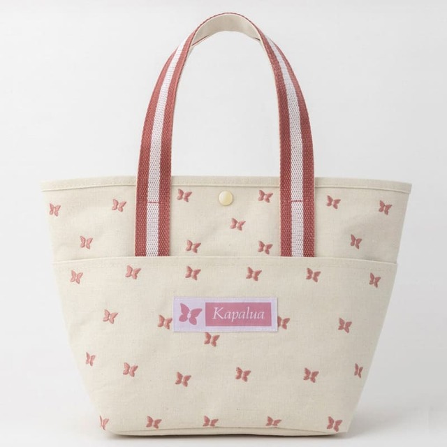 【Kapalua 保冷ポーチ付き ランチトートバッグ】ロゴ刺繍をちりばめたデザインがとってもキュート