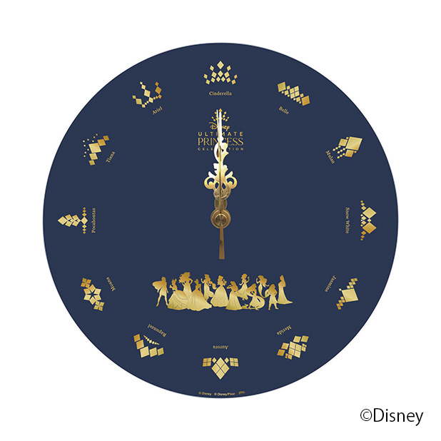 【ディズニープリンセス展】アクリルクロック ／プリンセス 4,400 円