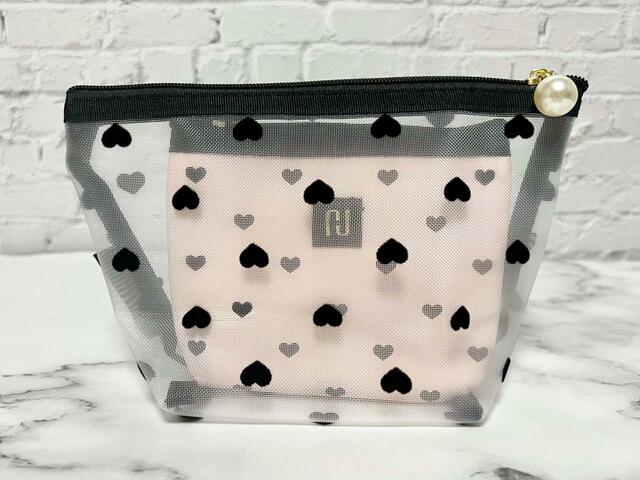 【sweet2023年7月号付録】シースルーポーチにミニポーチをイン♡大小のハートの共演がかわいすぎませんか？！
