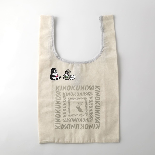 【紀ノ国屋 Suicaのペンギン コットンバッグ】落ち着いたグレー