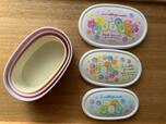 【スケーター 抗菌 お弁当 保存容器 3個セット すみっコぐらし フラワー】フタと本体のみで洗いやすい