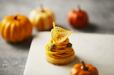 「かぼちゃモンブラン」＜期間：2024年10月1日〜11月30日＞【秋のスイーツとボリューム満点のセイボリー♪ハイアット リージェンシー 東京の「秋の味覚アフタヌーンティー」】