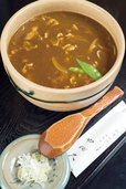 やぶ久（日本橋）　カレー南ばん 辛口　1000円（税別）