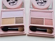 アイシャドウパレット【ミッキー&ミニー】左から、ブラウンピンク、ピンクピンク  各2000円+税