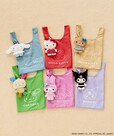 【LOWRYS FARM×サンリオキャラクターズ】ポーチ付きエコBAG／各3,490 円（税込）カラー展開:ハローキティ、ハローキティ日焼け、シナモロール、マイメロディ、クロミ、ウサハナ