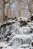 馬門岩の氷爆