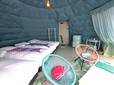 【シュガービーチ大洗】ドームテント 内観