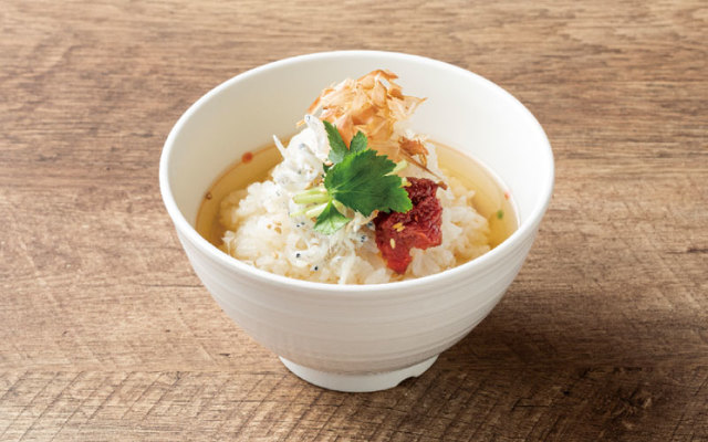 梅としらすの冷やしクッパ