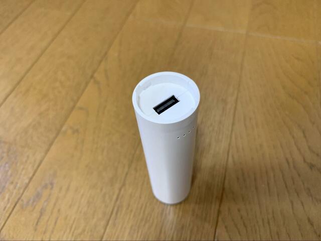 【ニトリ モバイルバッテリー機能付き 充電式ハンディファン】モバイルバッテリーとしても使用可能