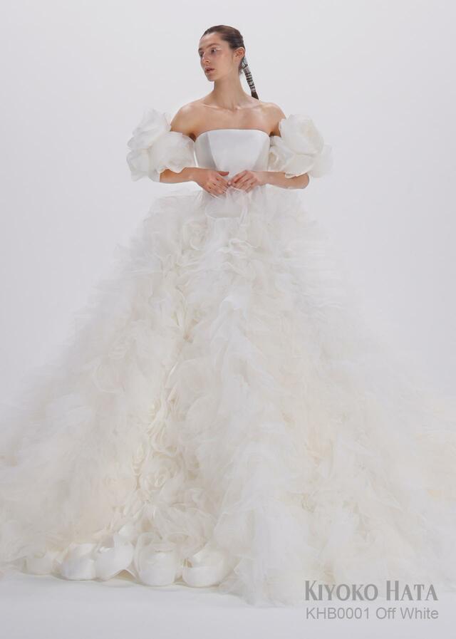 「KIYOKO HATA」新作ウェディングドレス KHB0001_OffWhite