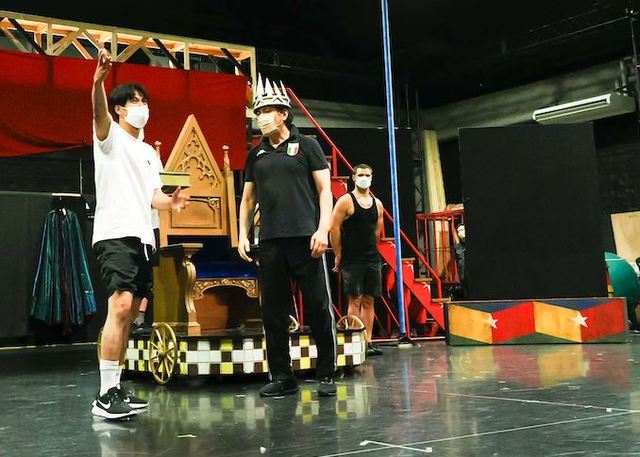 ミュージカル『ピピン』稽古の様子