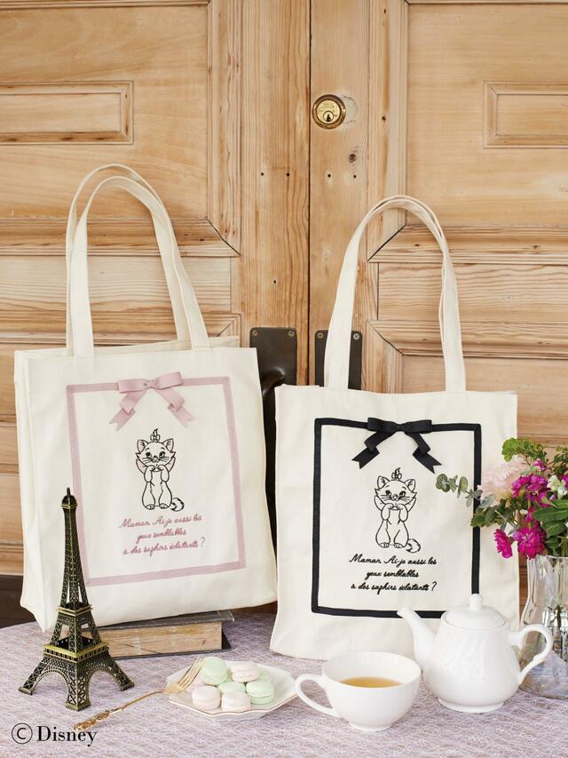スクエアトートバッグ ￥6,600｜Maison de FLEUR「ディズニーマリー」コレクション