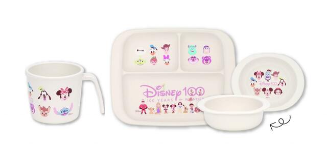 ディズニー食器セット 100周年記念柄｜2,200円 （税込）
