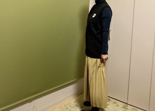 【ワークマン 動きFIT ニットゴルフベスト】スポーツ×カジュアルなスタイル