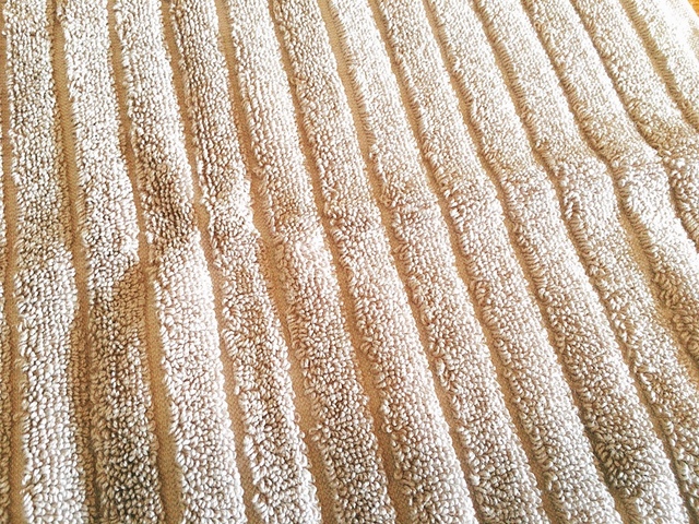 【無印良品 綿麻バスマット45×70cm・グレー】自然素材が足に触れて気持ちいい