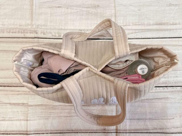 1泊分の荷物も収納できちゃいました!