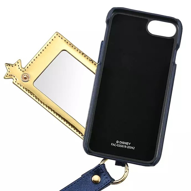 iPhone 6_6s_7_8_SE(第2世代)用スマホケースハンドストラップ付き<ミニー&フィガロ>3,300円