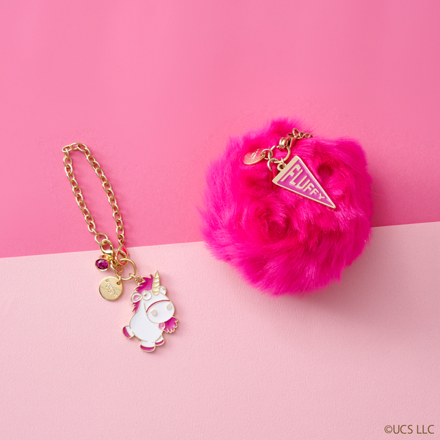 バッグチャーム2種 各4,950円【SAMANTHAVEGA「フラッフィ」コレクション】