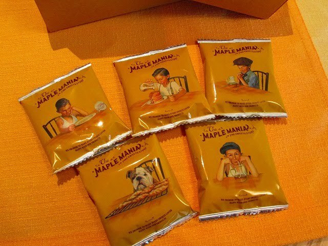 東京駅手みやげ：メープルマニア　メープルバタークッキー　パッケージ