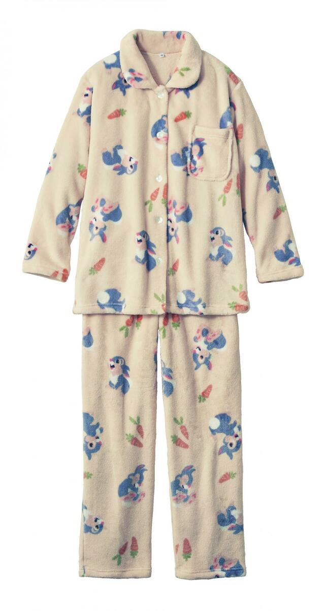 ふわふわあったか開襟ボアパジャマ(選べるキャラクター)｜￥3,990 （税込）