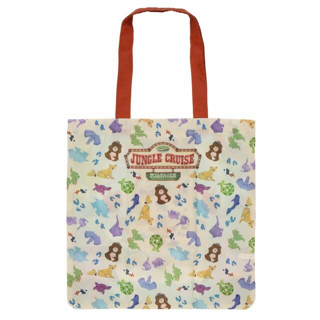 ショッピングバッグ 2,000円｜東京ディズニーランド開園41周年を記念した「ジャングルクルーズ：ワイルドライフ・エクスぺディション」モチーフのグッズ｜販売店舗：東京ディズニーランド「アドベンチャーランド・バザール」｜発売日：2024年4月15日（月）