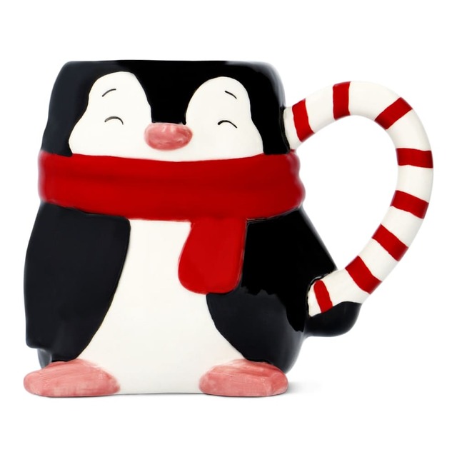 【フライングタイガー】マグ 880円　人気のマグにペンギンも仲間入り！