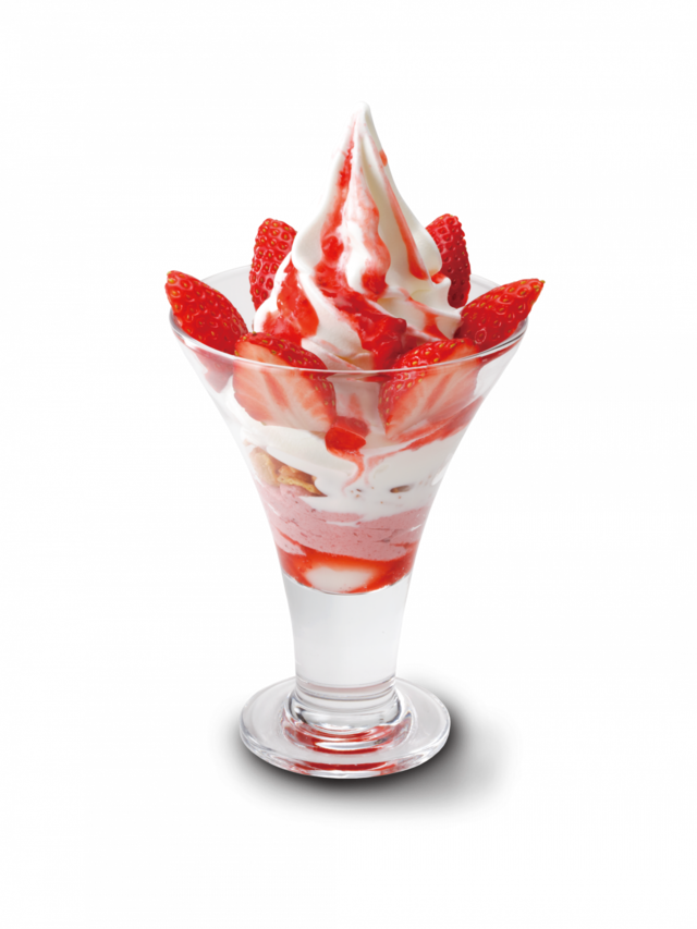 【びっくりドンキーのいちごデザート】いちごのきらきらティアラ　価格：590円