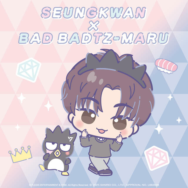 「SEUNGKWAN」 × 「バッドばつ丸」
