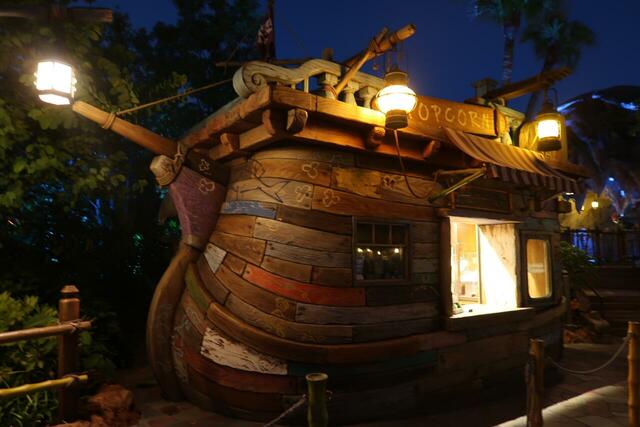 ローストビーフ味のポップコーンワゴンも空いていました