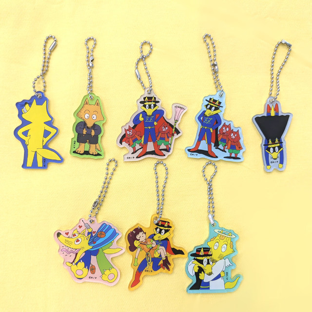 【かいけつゾロリカフェ】アクリルキーホルダー（ランダム8種）(税込¥715)