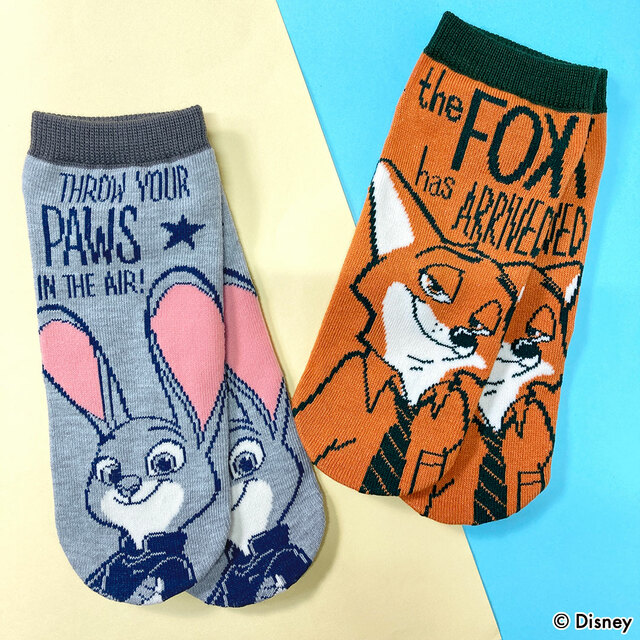 ソックス 各390円（税込429円）｜ディズニー映画『ズートピア』｜サンキューマート