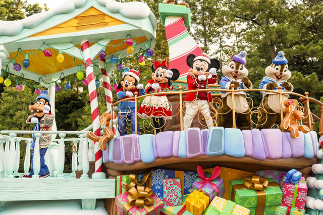 2024年11月14日 「ディズニー・クリスマス」プレスプレビュー/東京ディズニーランド/ディズニー・クリスマス・ストーリーズ“フォンド・フェアウェル”の模様