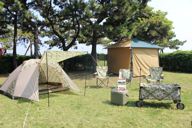 キャンプはテントがあれば拠点を作れます。