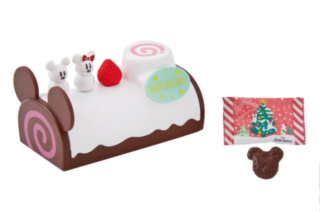 チョコレートカバード・ライスパフ 1,600円｜高さ約9.5×幅約16×奥行き約10cm｜内容量：12個｜東京ディズニーリゾート「ディズニー・クリスマス」2019｜販売店舗：東京ディズニーランド「ワールドバザール・コンフェクショナリー」、東京ディズニーシー「ヴァレンティーナズ・スウィート」