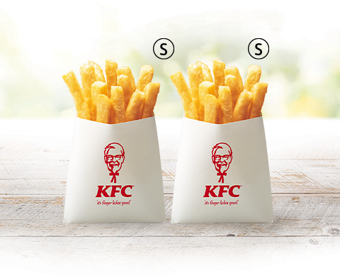 「1000円パック」「1500円パック」購入で、「ポテト(S)」2個を340円でいくつでも購入可能【ケンタッキーフライドチキン】